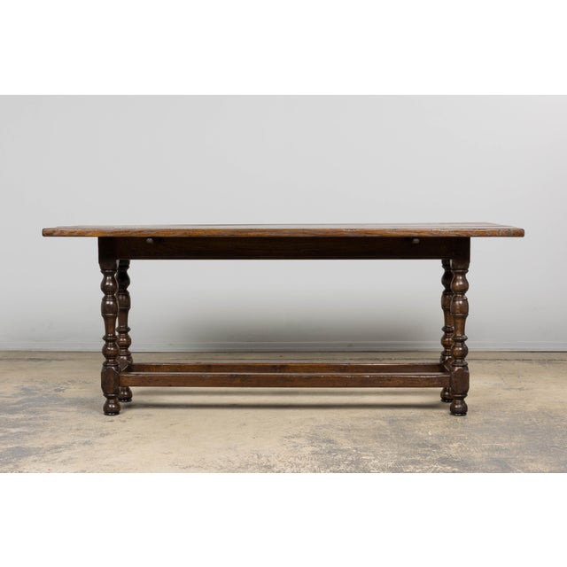 Early 19th Century French Alpine Oak Folding Table For Sale - Image 12 of 17