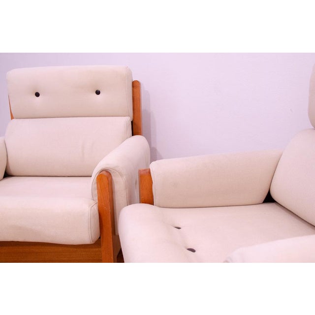 Set of Vintage Scandinavian Style Armchairs, 1970 For Sale - Image 4 of 18