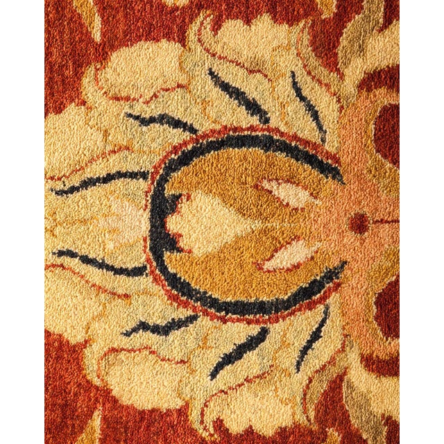 Traditional Mogul Collection Hand-Knotted Area Rug - Red Collection 8' 2" X 10' 1" For Sale - Image 3 of 10