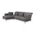 Modern Moule Fabric Corner Sofa in Grey with Manual Function and Left Chaise Lounge from Brühl For Sale - Image 3 of 18