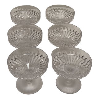 Champagne Sparkling Wine Bowl Cordoba Series Glasses from Peill & Putzler, 1970s, Set of 6 For Sale