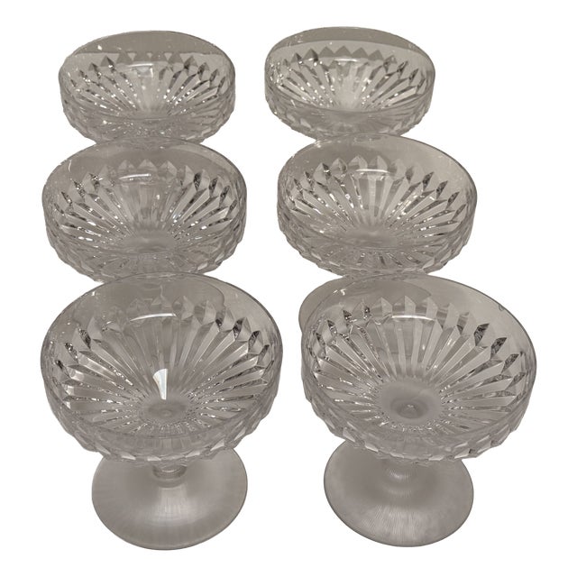 Champagne Sparkling Wine Bowl Cordoba Series Glasses from Peill & Putzler, 1970s, Set of 6 For Sale