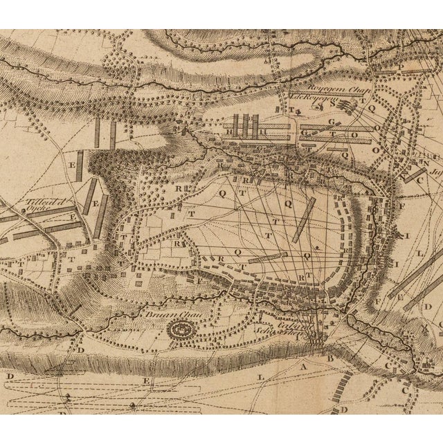 Paper James Basire Battle Map Engravings, 5 For Sale - Image 7 of 16