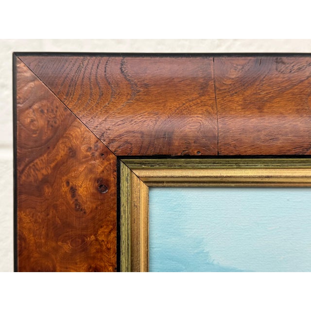 Seascape with Waves Breaking on Rocks - Oil on Canvas by 20th Century Artist 1985 Circa For Sale - Image 6 of 16