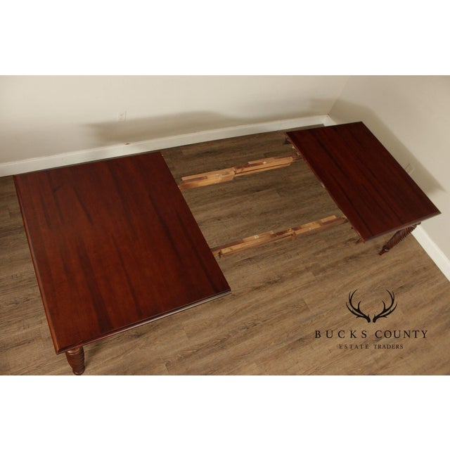 Ethan Allen 'British Classics' Extendable Dining Table For Sale - Image 12 of 16