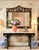 Monumental Vintage Chinoiserie Black Lacquer Soapstone Carved Pagoda Regency Rectangular Mirror For Sale - Image 13 of 14