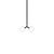 Y Pendant Mini, Black, 35in H, 3 Inch Glass Globes, by Research.Lighting, Modern, Minimal Hanging Light For Sale - Image 4 of 9