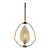 Vintage Italian Barovier Style Glass Pendant For Sale