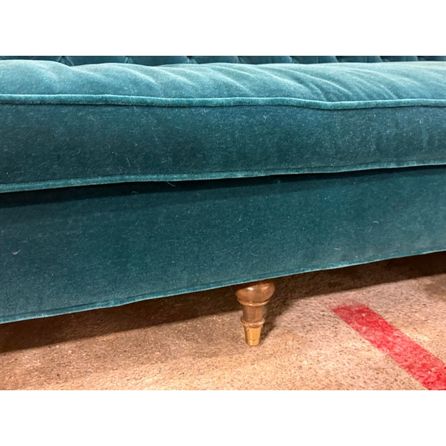 Textile Cypress Furniture Custom Made U-Shaped Sectional For Sale - Image 7 of 12