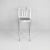 American post modern aluminum stool Hudson by Philippe Starck for Emeco, 2000s Stool model Hudson made entirely of hand-...