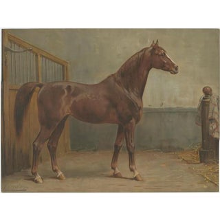 Otto Eerelman, Hanoverian Horse, 1898, Chromolithograph For Sale