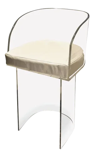 Chloe Clear Acrylic Minimalist Contemporary Chair