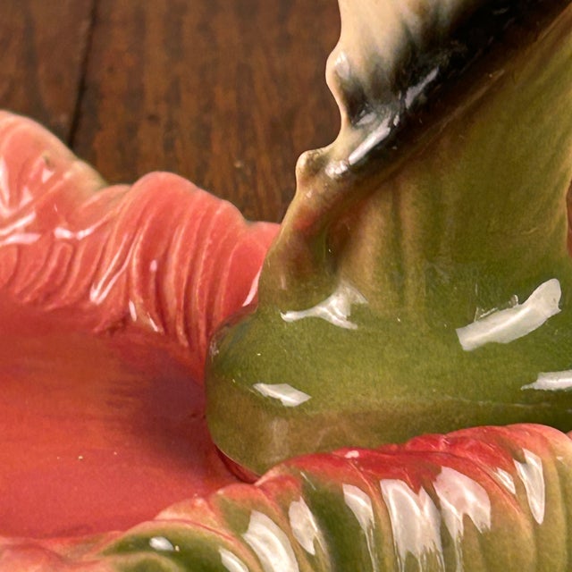 Maddux of California Mid-Century Modern Pink Flamingo Dish – Maddux of California Ceramic Figurine – 1950s Kitsch Tropical Decor For Sale - Image 4 of 18