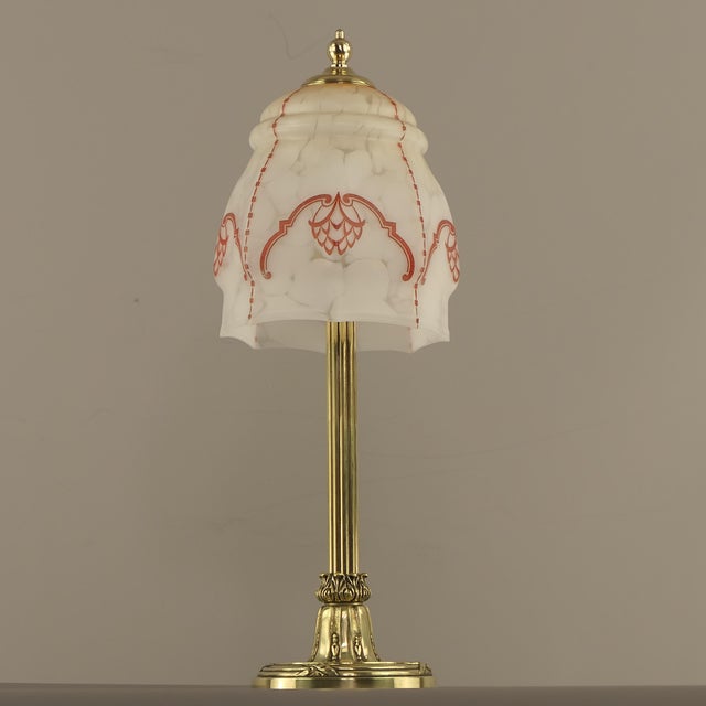 English Ladies Table Lamp in Brass, 1900s For Sale - Image 14 of 14