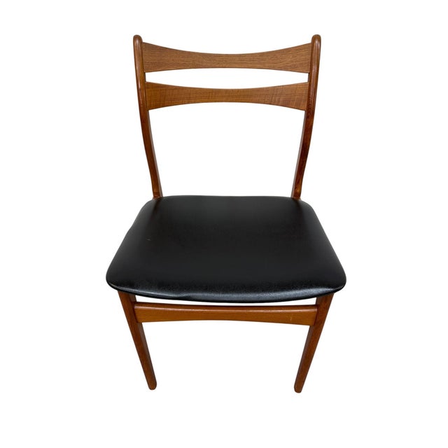 Mid-Century Danish Modern Teak Dining Chairs - Set of 6 For Sale - Image 4 of 7