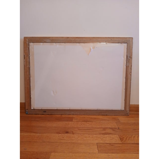 The poster features a palette of muted, earthy greens and deep forest tones. These are balanced by a pale, cloudy sky and...