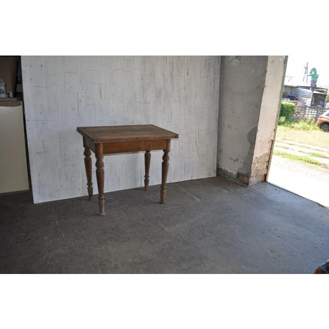 Wood Rustic Dining Table, 1950s For Sale - Image 7 of 8