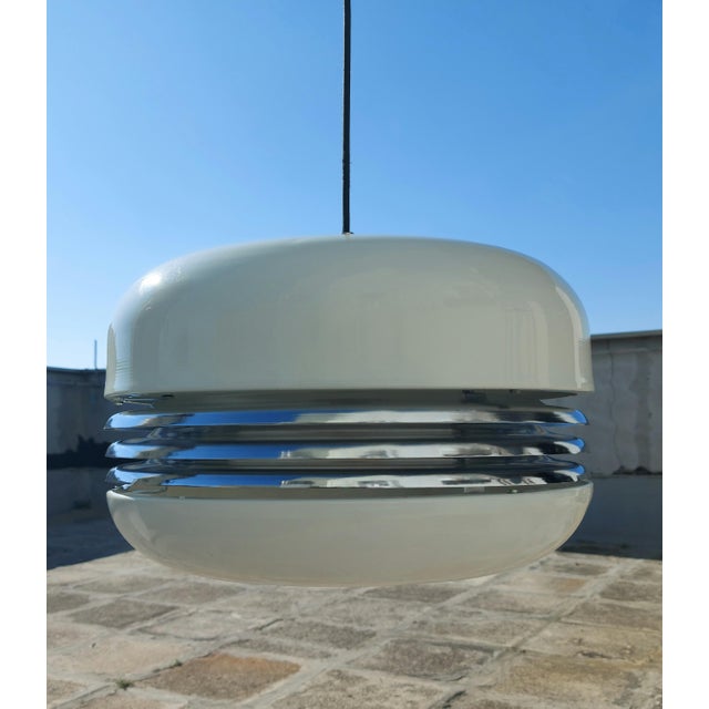 Space Age Pendant Lamp in the style of Alfred Kalthoff, Former Yugoslavia, 1970s For Sale - Image 6 of 18