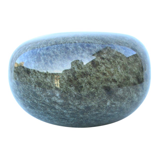 Art Glass Pebble Vase For Sale