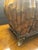 Late 20th Century Vintage Burnt Bamboo Chinoiserie Table Lamp With Rectangular Shade For Sale - Image 5 of 8