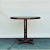 Pair of polished steel and raw copper top gueridon / side tables. Polished steel French Art Deco bases with antiviral raw...