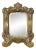 19th Century French Louis XV Marble and Champlevé Vanity Table Mirror For Sale