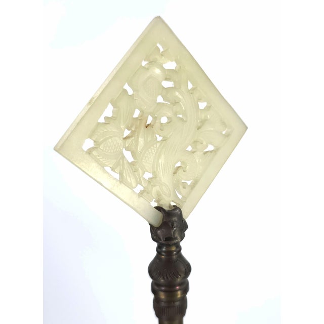 19th Century Chinese Famille Verte Porcelain Ginger Jar Lamp Converted to a Lamp With Hardstone Finial For Sale - Image 11 of 13