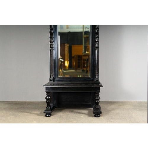 Glass Gründerzeit Wall Mirror, Late 19th Century For Sale - Image 7 of 18