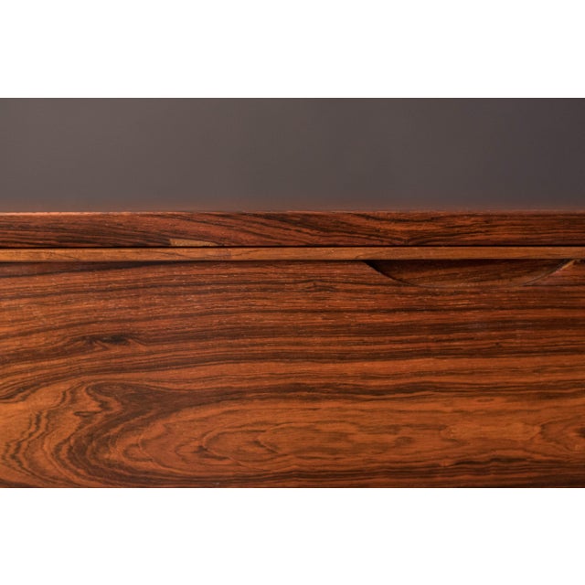 Vintage Rosewood Danish Modern Six Drawer Dresser by Odense Møbelfabrik For Sale - Image 11 of 18