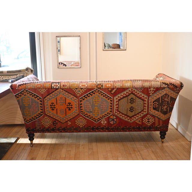 English George Smith Kilim Sofa For Sale - Image 9 of 12