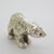 Vintage Italian Handmade Silver Polar Bear Figurine Sculpture, Milan, Italy, 1970s For Sale - Image 6 of 12