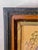 19th Century Cassette Frame with Bronze Cornice and Print of a Lady, France For Sale - Image 9 of 11
