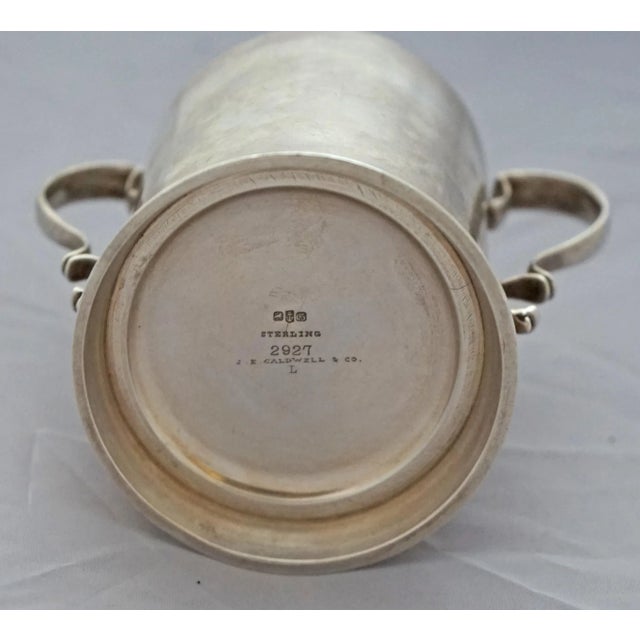 Sterling silver Childs baby cup mug from well respected firm E J Caldwell Philadelphia Family piece.... from 1900-1920......