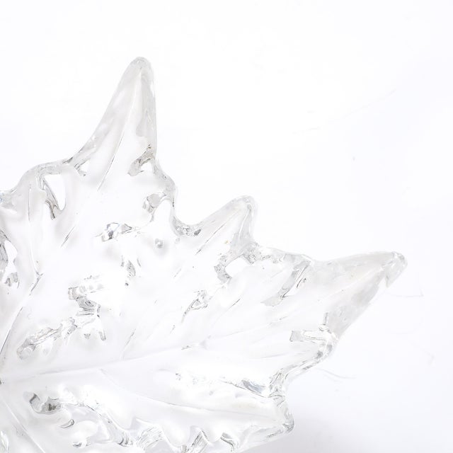 Mid-Century Modern Mid-Century Modernist Crystal "Champs Élysées" Centerpiece Bowl Signed Lalique For Sale - Image 3 of 18
