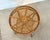 Mid-Century Modern Round Rattan and Bamboo Coffee Table, 1970s For Sale - Image 3 of 9