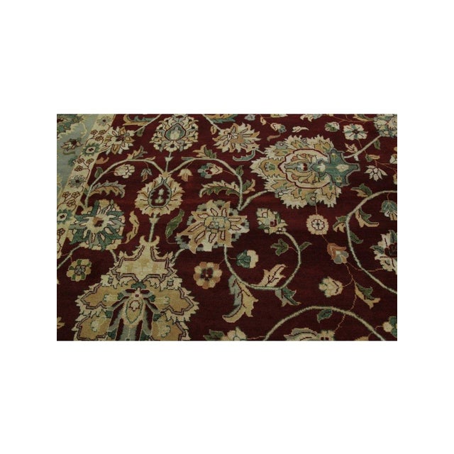 12x15 Handwoven Indian Agra Area Rug - 106253 For Sale - Image 9 of 13