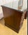 Late 20th Century Vintage Sligh Furniture Chippendale Mahogany and Tooled Leather Top Partners Desk With Glass For Sale - Image 5 of 18