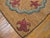 1920s Tan Camel Fleur De Lis Antique American Hooked Rug 4'10" X 4'10 Handwoven Wool Carpet For Sale - Image 4 of 4