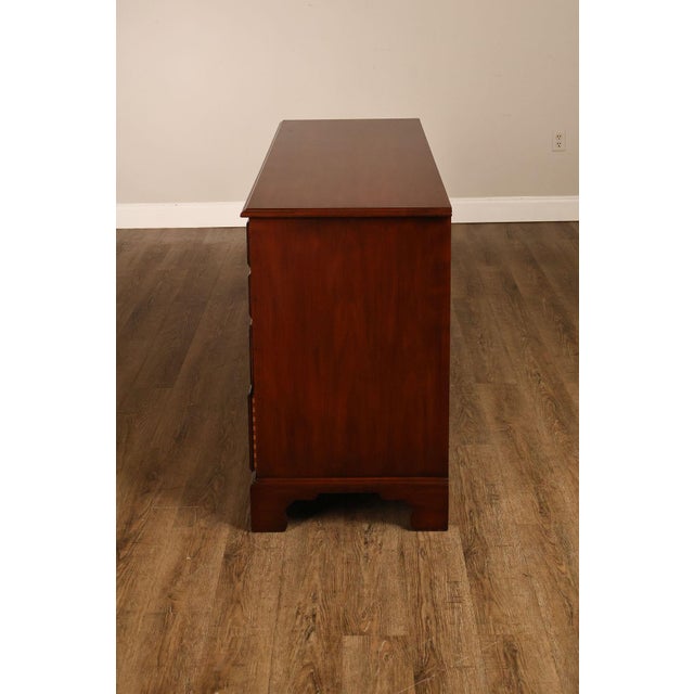 Henkel Harris Virginia Galleries Cherry 9 Drawer Dresser For Sale - Image 18 of 18