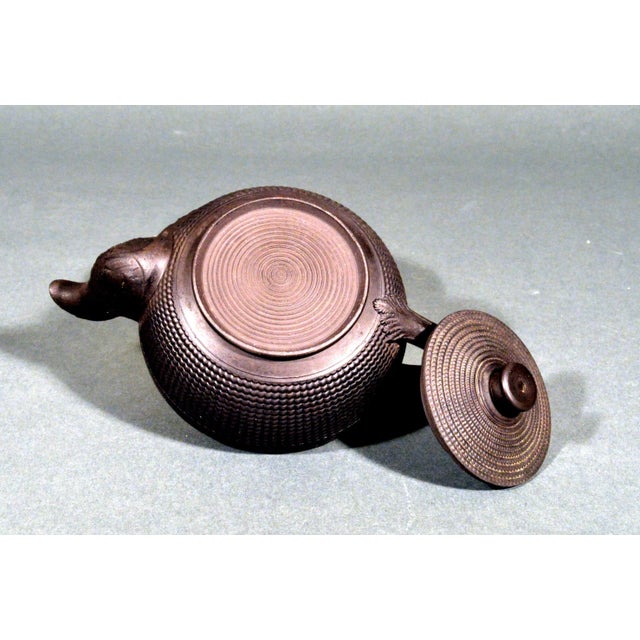 Late 18th Century English Black Basalt Engine-Turned Teapot and Cover, C. 1790-1810 For Sale - Image 5 of 7