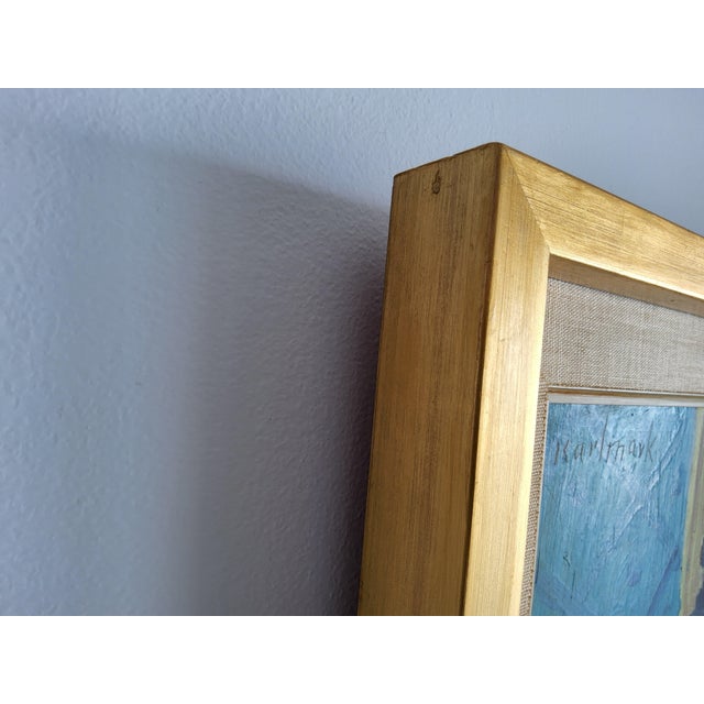 1960s Mid Century Modern Still Life Painting by Swedish Artist Gerhard Karlmark For Sale - Image 10 of 18