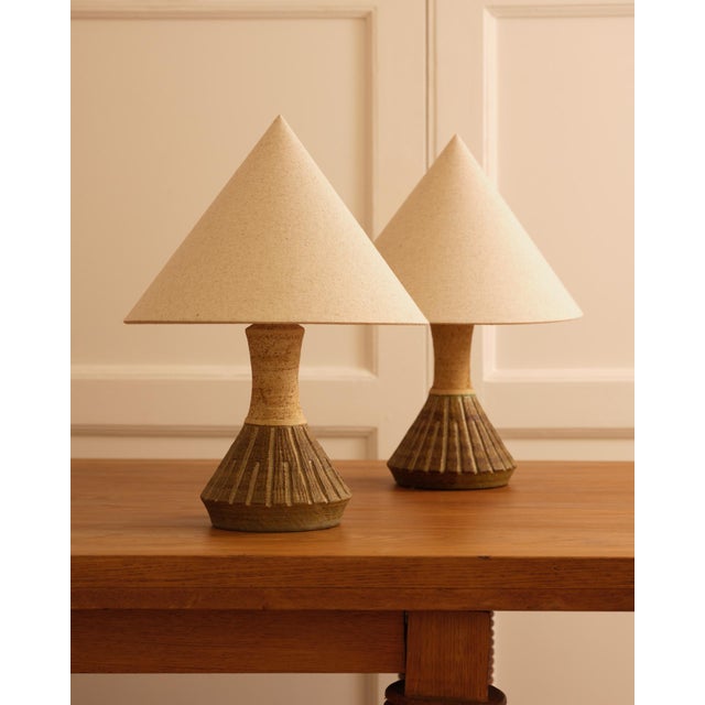 Vintage Table Lamps by Chirs Haskevm, Denmark, 1960s, Set of 2 For Sale - Image 9 of 9