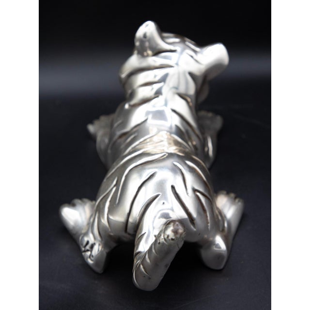 D’Argenta Silver-Plated Tiger Cubs – Ricardo Del Rio – Set of Two For Sale - Image 9 of 10