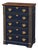 Late 19th Century Solid Oak Chest of Drawers | Midnight Blue™ & Old Chapel Satin Walnut™ For Sale