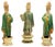 Antique Chinese Ming Period Terracotta Sculptures, Set of 3 For Sale