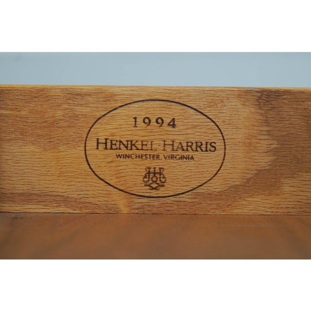 Henkel Harris Mahogany 4 Drawer Lowboy For Sale - Image 17 of 18