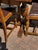 Brown Extendable Draw Leaf Table and Chairs, Set of 5 For Sale - Image 8 of 14