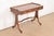 Baker Furniture English Regency Burled Walnut Writing Desk or Console Table, Newly Refinished For Sale - Image 12 of 12