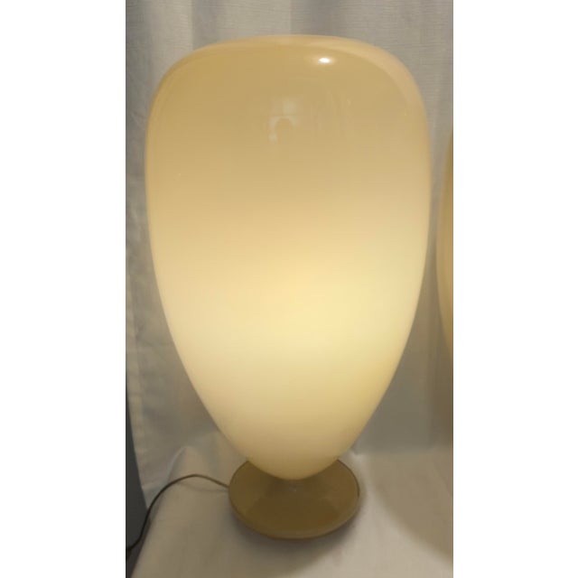 Glass 2000s Polish Balloon Glass Lamps by Global Views - A Pair For Sale - Image 7 of 12