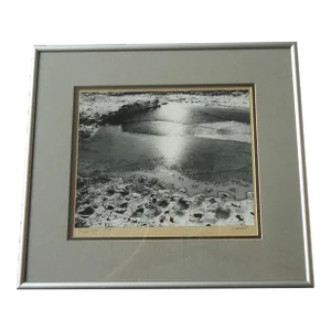 "Frozen Pool" by J Roop 1975 Black and White Photograph